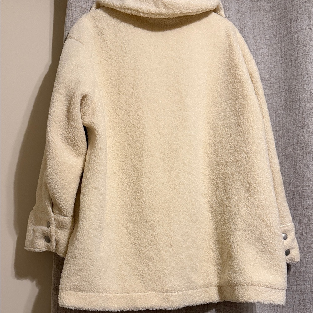 Sanctuary Off-White Teddy Sherpa Jacket 2X - Picture 6 of 7